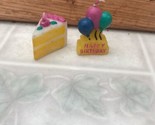 Happy birthday Candles and Cake Slice BIRTHDAY Candles ALL WAX Cake Topper - £9.65 GBP