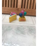 Happy birthday Candles and Cake Slice BIRTHDAY Candles ALL WAX Cake Topper - £9.49 GBP