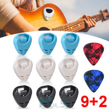 Guitar Picks&amp; Guitar Pick Holder Easy To Paste On The Guitar For Acousti... - £12.57 GBP