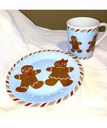 GINGERBREAD COOKIE PLATE AND MUG FOR SANTA  plate 8 inches    CHRISTMAS - €15,48 EUR GINGERBREAD COOKIE PLATE AND MUG FOR SANTA  plate 8 inches    CHRISTMAS - €15,48 EUR