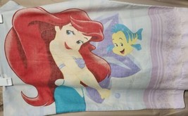 Vintage Little Mermaid Pillowcase Flounder Disney Bedding Standard Size ... - $7.99