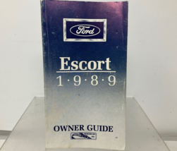 1989 Ford Escort Owners Manual Handbook OEM M01B28007 - $19.79