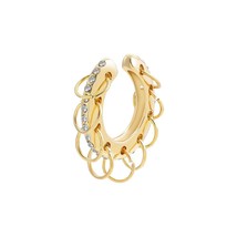 Hot Sale Wide Ear Cuffs Clip on Earrings for Women Without Piercing Pearl Crysta - £10.65 GBP