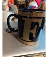 FBI Mug-Blue/Gold Cup-Vtg Rare - $9.99