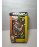 The Simpsons ~ 5 piece mini holiday ornament set – sealed Kurt S. Adler - $20.45 CAD