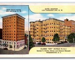 Hotel Grafton Washington DC UNP Linen Postcard N21 - £1.53 GBP