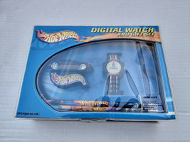 Rare New Hot Wheels Digital Watch &amp; Gift Set Clicks Mattel  2001 - $49.99