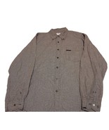 Calvin Klein Men’s L Blue Gray Plaid Button Up Long Sleeve Casual Shirt - $165.06 MXN