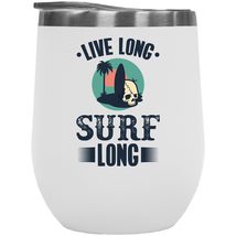 Make Your Mark Design Live Long Surf Long. Coffee &amp; Tea Gift Mug for Roo... - £21.20 GBP