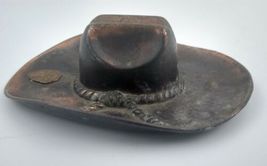 Copper Cowboy Hat Las Vegas Emblem Vintage Cigar Rest Ashtray image 4