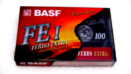 BASF 100, VINTAGE NEW SEALED BLANK AUDIO CASSETTE TAPE - $17.99