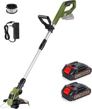 Cordless String Trimmer &amp; Edger, 12&quot; 20V Weed Eater Battery Operated With - $77.99