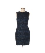 3.1 PHILIP LIM Black &amp; Blue Glittery Sleeveless Cocktail Dress - Size 6 - €128,37 EUR