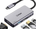 Usb C To Vga Adapter, Usb-C To Hdmi 4K Multiport Adapter For Macbook Pro... - $41.79