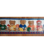 NFL Teddy Bear Wall Border - Nursery Child Boy Girl - 5 Yds - $7.67