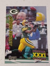 Andre Rison Green Bay Packers 1997 Playoff Super Bowl XXXI Champions Card #27 - £0.79 GBP