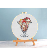 Ice Cream cross stitch pattern pdf - ice cream embroidery chart - £5.58 GBP