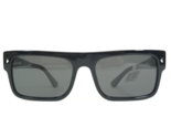 PRADA Sunglasses SPR A10 16K-08G Black Rectangular Thick Rim with Gray L... - $280.28