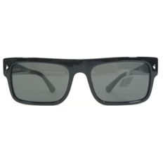 PRADA Sunglasses SPR A10 16K-08G Black Rectangular Thick Rim with Gray Lenses - £220.47 GBP