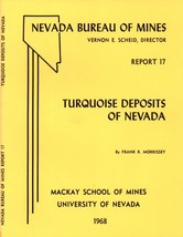 Turquoise Deposits of Nevada by Frank R. Morrissey - $16.99