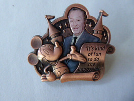 Disney Trading Pins 167964    Walt Disney and Mickey - Kind of Fun To Do the Imp - $14.00