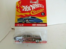 MATTEL HOT WHEELS J2766 DIECAST CLASSICS FORD THUNDERBOLT BLACK  NEW LotD - £4.33 GBP