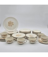Homer Laughlin Golden Wheat 22K Golden Oven Proof 42-Pc Dinnerware Set 1... - $5,513.38 MXN