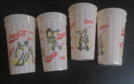 Four Coca-Cola Sports 22 oz Plastic Cups - £1.18 GBP