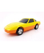 RARE VINTAGE ERTL SHAKERS YELLOW ORANGE CORVETTE 7&quot; 80s - $6.35