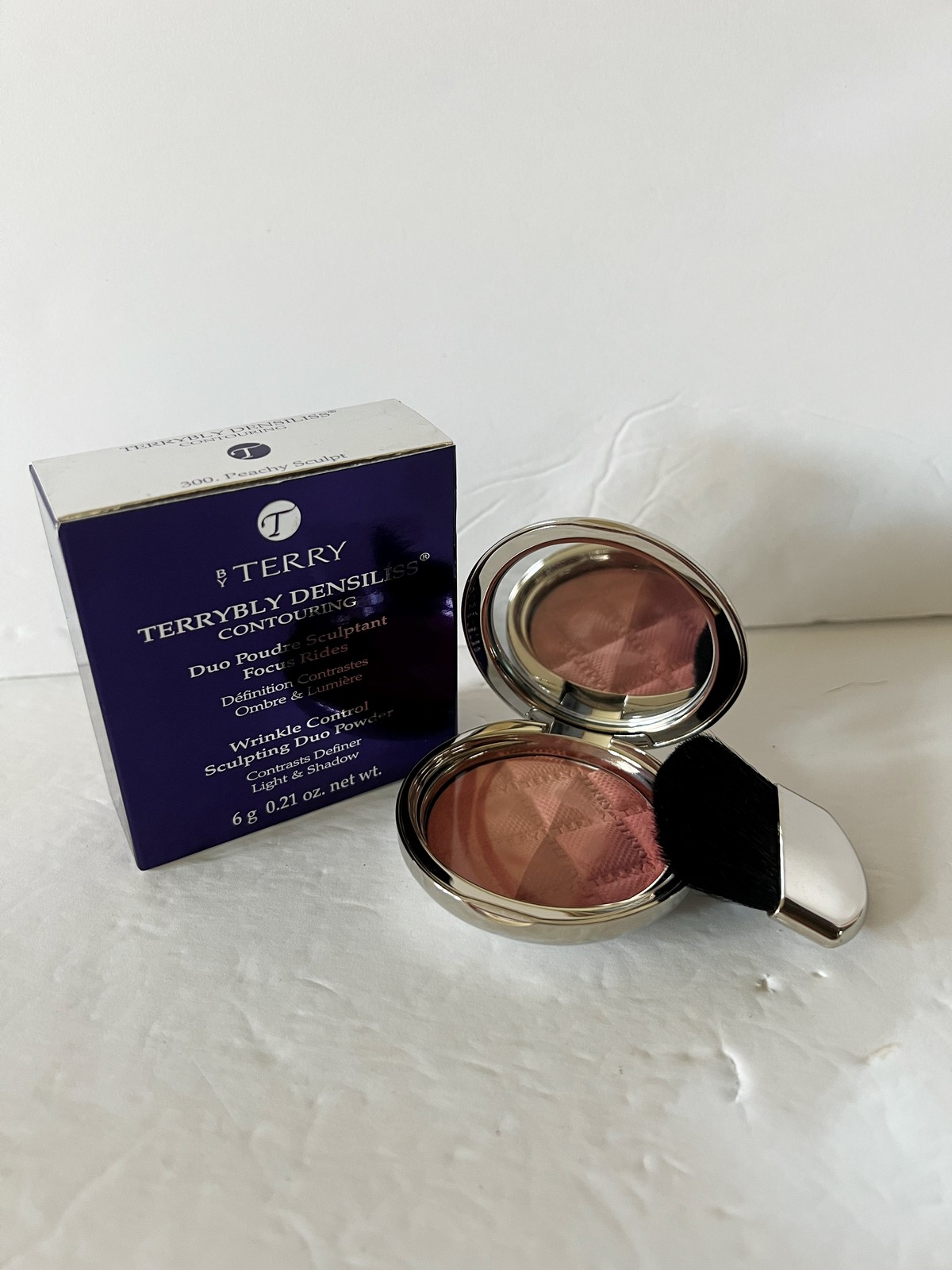 Primary image for By Terry Terrybly Densiliss Contouring 300 Peachy Sculpt duo powder Boxed 0.23oz