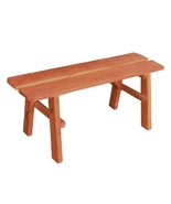 40&quot; PICNIC TABLE BENCH - Amish Red Cedar Outdoor Patio Furniture - €271,80 EUR