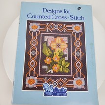 Vintage 1982 Designs For Counted Cross Stitch Pattern Magazine Booklet - £8.26 GBP