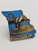 Missouri State Pin Vintage Enamel Lapel Hat Vest Pin St. Louis Arch Pinc... - £13.06 GBP