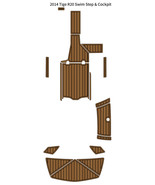 2014 Tige R20 Swim Platform Cockpit Boat Pad EVA Foam Faux Teak Deck Floor - $699.00