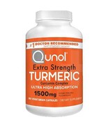 Qunol Extra Strength Turmeric Curcumin Complex Vitamin | 1500 Mg | 180 V... - $61.11 CAD