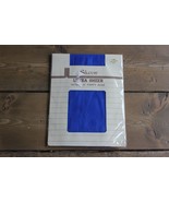 Vintage NWT Sharon Jacquard Ultra Sheer P/M 100-140lbs Pantyhose Blue Fl... - £4.65 GBP