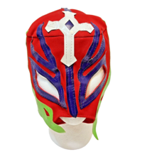 WWE Pro Wrestling Wrestlemania Rey Mysterio Blue Mask Lucha Libre Costume - £19.37 GBP