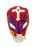 WWE Pro Wrestling Wrestlemania Rey Mysterio Blue Mask Lucha Libre Costume - £19.22 GBP