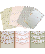 27 PCS Stationary Writing Paper with Envelopes Set Cute Vintage Floral L... - $10.67