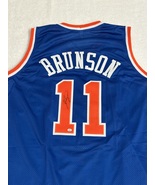 Jalen Brunson Signed New York Knicks Basketball Jersey COA - $299.00