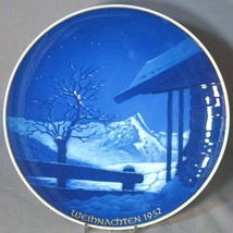 ROSENTHAL 1952 CHRISTMAS WEIHNACHTEN Plate: Christmas in the Alps - $29.95