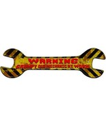 Old Mechanic At Work Novelty Metal Wrench Sign W-152 - $37.96 CAD