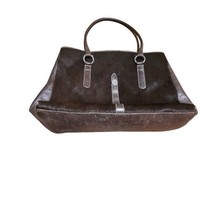 Mania Pocketbook Handbag Italian Leather Calf Hair Shoulderbag Tote - £44.11 GBP