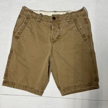 Abercrombie &amp; Fitch Tan Chino Button Fly Shorts Men’s Size 30 - $26.90