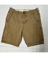 Abercrombie &amp; Fitch Tan Chino Button Fly Shorts Men’s Size 30 - $26.90