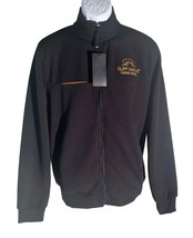 Cliff Castle Casino Hotel Long Sleeve Full Zip Sweater Fleece Black XL NWT - £13.57 GBP