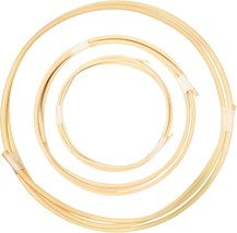 3 Pcs 6 ft Chair Caning Supplies 1/8&quot; 3/16&quot; 1/4&quot; Round Reed Spline Rattan  - $29.37
