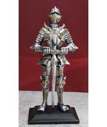 Medieval Swordsman Knight Figurine Suit of Armor Northern Star Coat Of Arms - €32,64 EUR