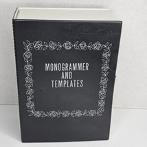 Vintage Sears Kenmore Sewing Machine Monogrammer and 26 Templates W/Case - £27.01 GBP