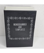 Vintage Sears Kenmore Sewing Machine Monogrammer and 26 Templates W/Case - £26.51 GBP